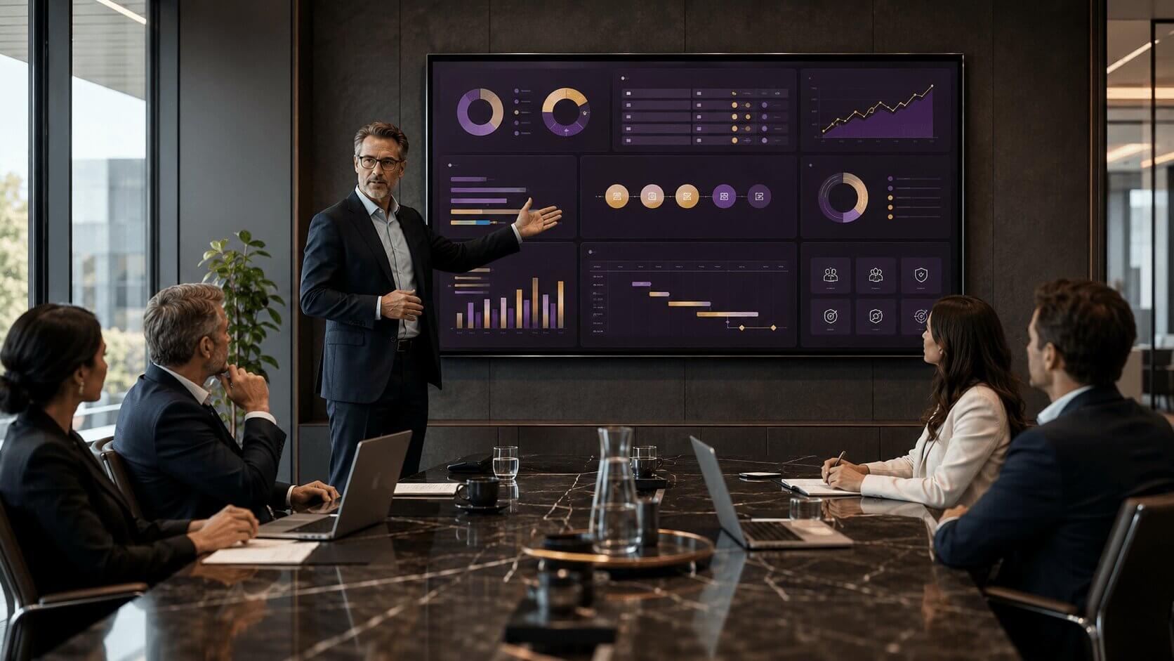 Project governance dashboard and reporting tools